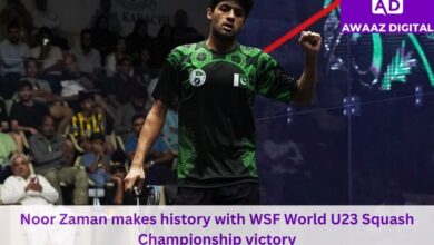 Pakistan’s rising squash star Noor Zaman