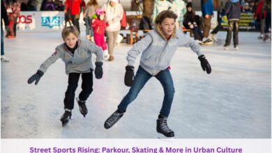 Parkour, Skating