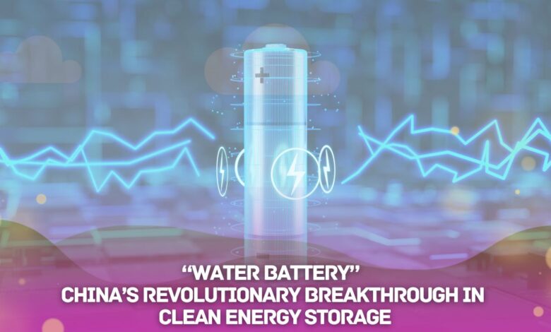 “Water Battery” – China